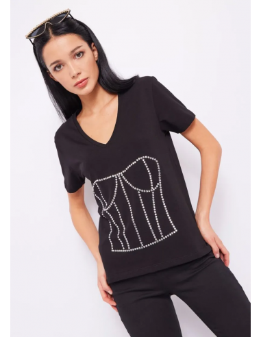 DENNY ROSE - T-SHIRT CON DISEGNO...